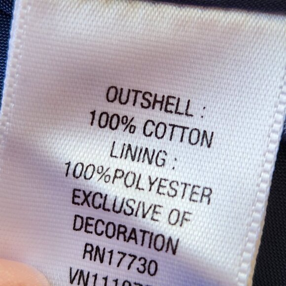 Annie Girls Military Style Navy Blue Velvet Jacket Patches Ribbon Cute Dressy - Picture 11 of 12